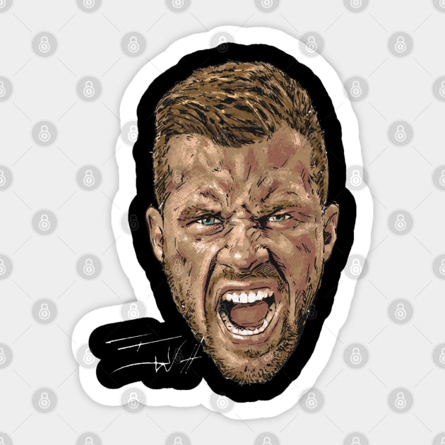 T.J. Watt Pittsburgh Portrait Sticker by MASTER_SHAOLIN